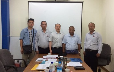 精誠合作，共謀發(fā)展——山東客戶蒞臨我廠考察橋式與門式起重機(jī)